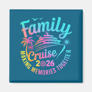 Kreuzfahrtsteam 2026 Sommerferien passende Familie Magnet