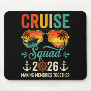 Kreuzfahrtsteam 2026 Sommerferien passende Familie Mousepad