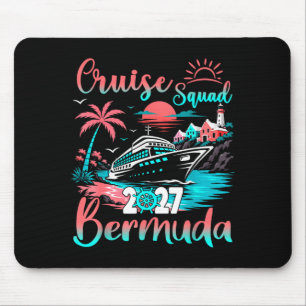 Kreuzfahrtsteam Bermuda 2027 tropischer Urlaub Fam Mousepad