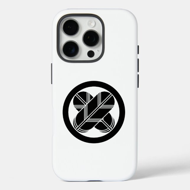 Kreuzfedern im Kreis Case-Mate iPhone Hülle (Rückseite)