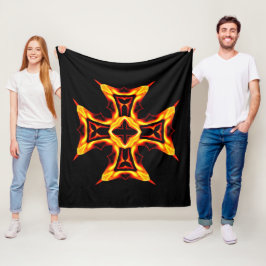 Kreuzfeuer Fleecedecke