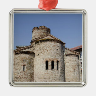Kreuzförmige Kirche St. Johannes der Täufer Silbernes Ornament