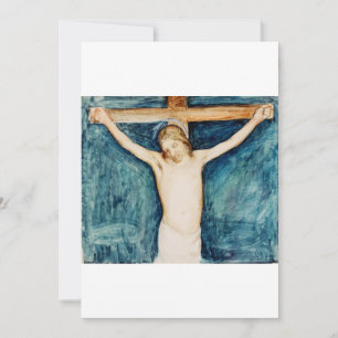 Kreuzigung aus dem Altarpiece in der Kirche Einladung