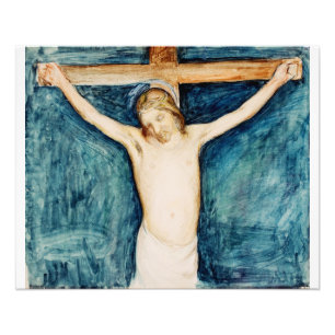 Kreuzigung aus dem Altarpiece in der Kirche Fotodruck