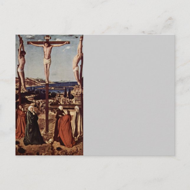 Kreuzigung c1455 postkarte (Vorderseite)