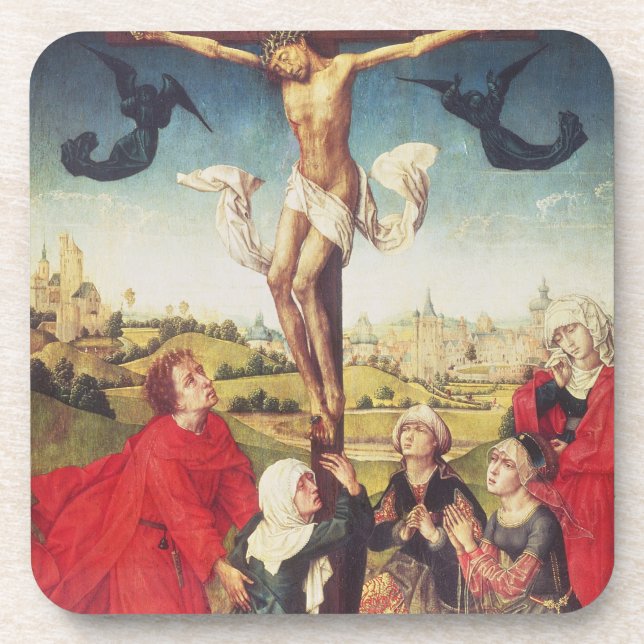 Kreuzigung, c.1510 (Öl auf Platte) Untersetzer (Vorderseite)