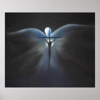 Kreuzigung Christi mit dem Heiligen Geist Print Poster