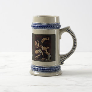 Kreuzigung des Hl. Petrus von Michelangelo Merisi Bierglas