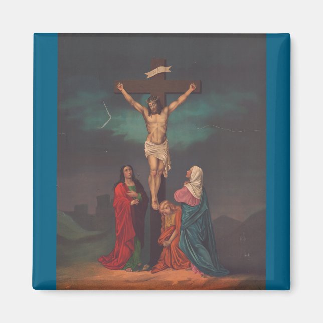 Kreuzigung Jesu Christi Magnet (Vorne)