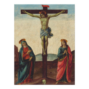 Kreuzigung Jesu durch Cosimo Rosselli Poster