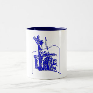 Kreuzigung - Jesus am Kreuz - Karfreitag Zweifarbige Tasse