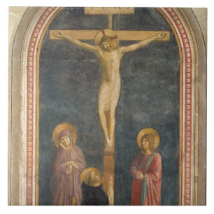 Kreuzigung mit der Jungfrau, SS. John das Evangeli Fliese