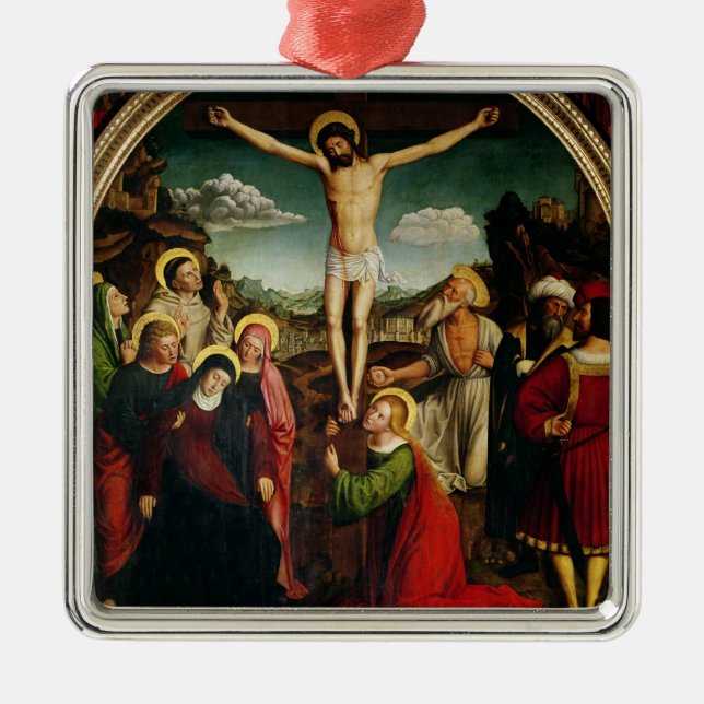 Kreuzigung Ornament Aus Metall (Vorne)