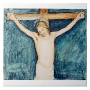 Kreuzigung vom Altarbild in der Kirche Fliese