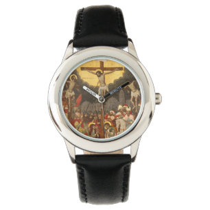 Kreuzigungs-Szene 1711 Armbanduhr