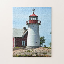 Kreuzinsel-Leuchtturm, New- Yorkpuzzlespiel Puzzle