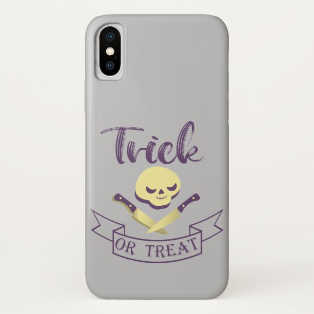 Kreuzknochen Halloween Band T Case-Mate iPhone Hülle (Rückseite)