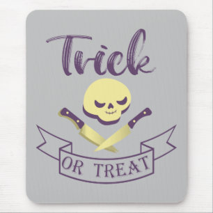 Kreuzknochen Halloween Band T Mousepad