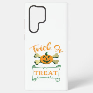 Kreuzknochen Halloween-Kürbis zu Trick oder zu Gas Samsung Galaxy Hülle