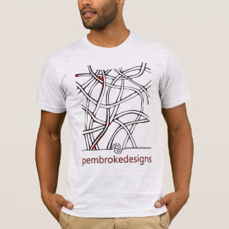 Kreuzkreuz mit schwarzem und rotem T - Shirt