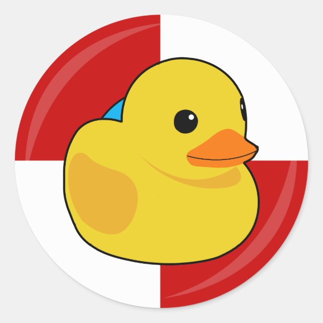 Kreuzküken Kids sammelbar Runder Aufkleber (Vorderseite)