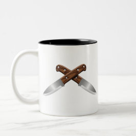 Kreuzmesser Zweifarbige Tasse