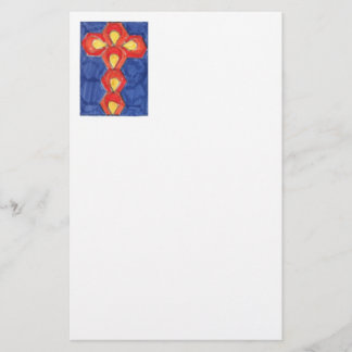 Kreuzmotif Stationery Briefpapier