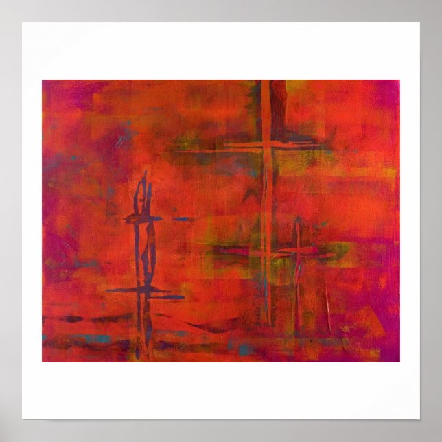 Kreuzplakat Poster (Vorne)