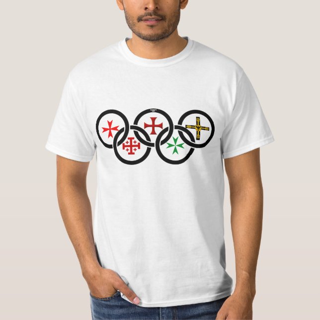 Kreuzritter Olympia T-Shirt (Vorderseite)