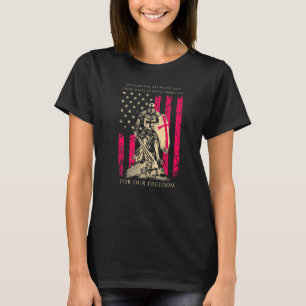 Kreuzritter Tempelritter Krieger Gottes Amerika Fl T-Shirt