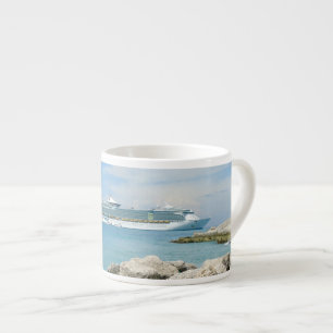 Kreuzschiff bei CocoCay Espressotasse