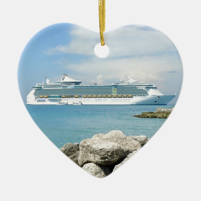 Kreuzschiff bei CocoCay Keramikornament (Vorne)