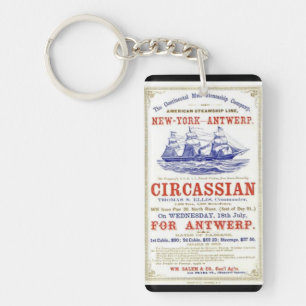 Kreuzschiff Clipper 1866 Schlüsselanhänger