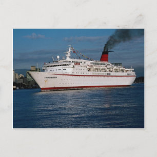 Kreuzschiff "Cunard Princess" Postkarte