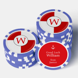 Kreuzschiff Custom Lifebelt Monogram Pokerchips