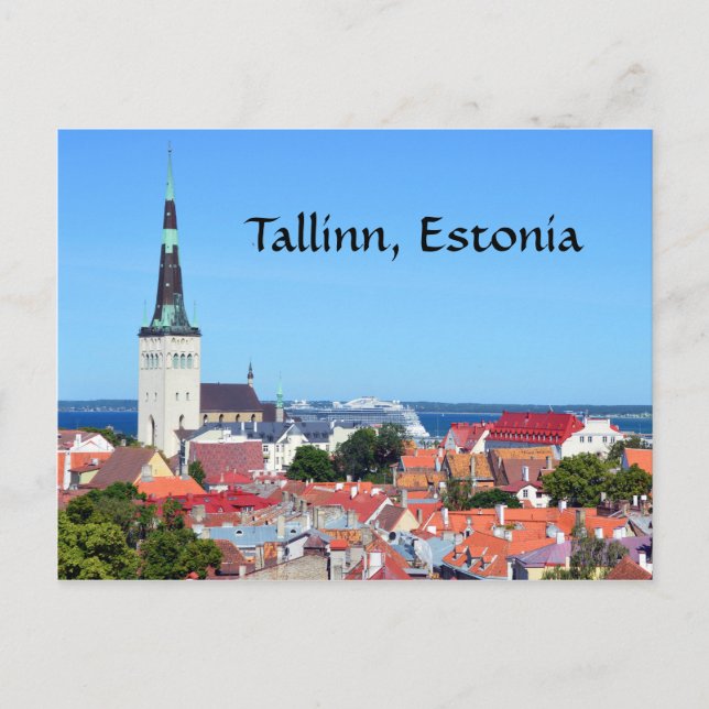 Kreuzschiff in Tallinn, Estland Postkarte (Vorderseite)