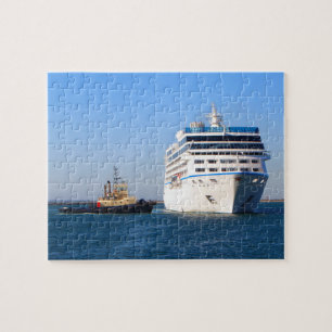 Kreuzschiff und Schlepper Puzzle