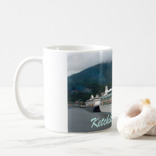 Kreuzschiffe, Ketchikan, Alaska Kaffeetasse