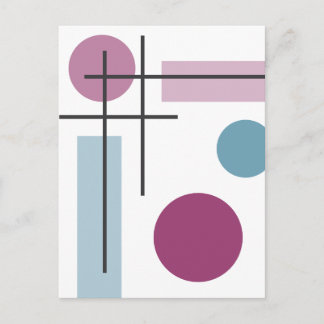 Kreuzschraffur 2 postkarte