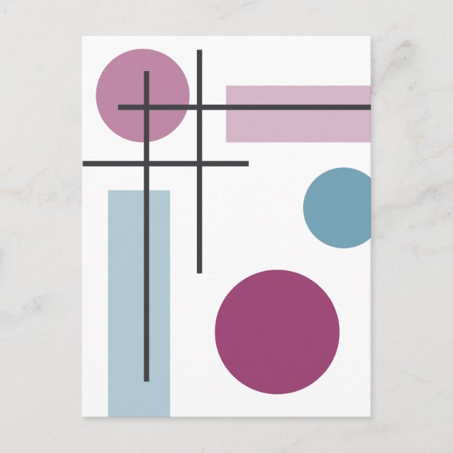 Kreuzschraffur 2 postkarte (Vorderseite)