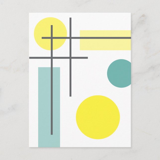 Kreuzschraffur 2 postkarte (Vorderseite)