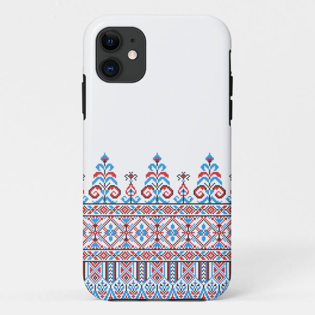 Kreuzstich Case-Mate iPhone Hülle (Rückseite)