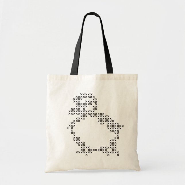 Kreuzstich Entlein-Tasche Tragetasche (Vorne)