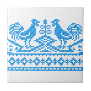 Kreuzstich Fliese
