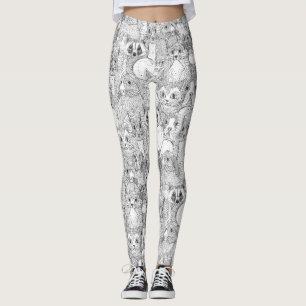 Kreuzstich Leggings