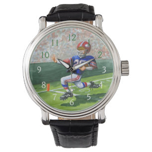 Kreuzung der Torlinie für eine Landung Armbanduhr