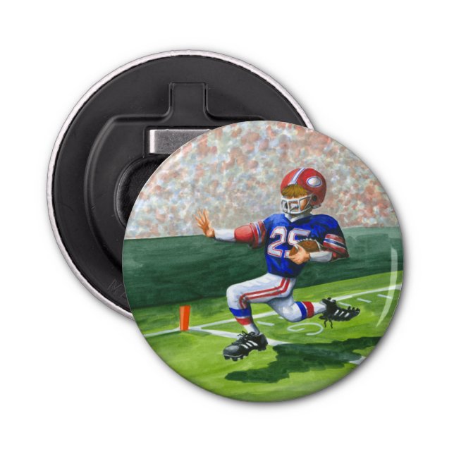 Kreuzung der Torlinie für eine Landung Flaschenöffner (Vorderseite)