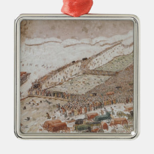 Kreuzung des Berezina, im November 1812 Ornament Aus Metall