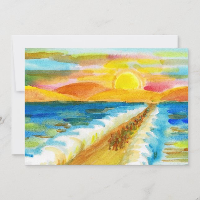 Kreuzung des Roten Meers Feiertagskarte (Vorderseite)