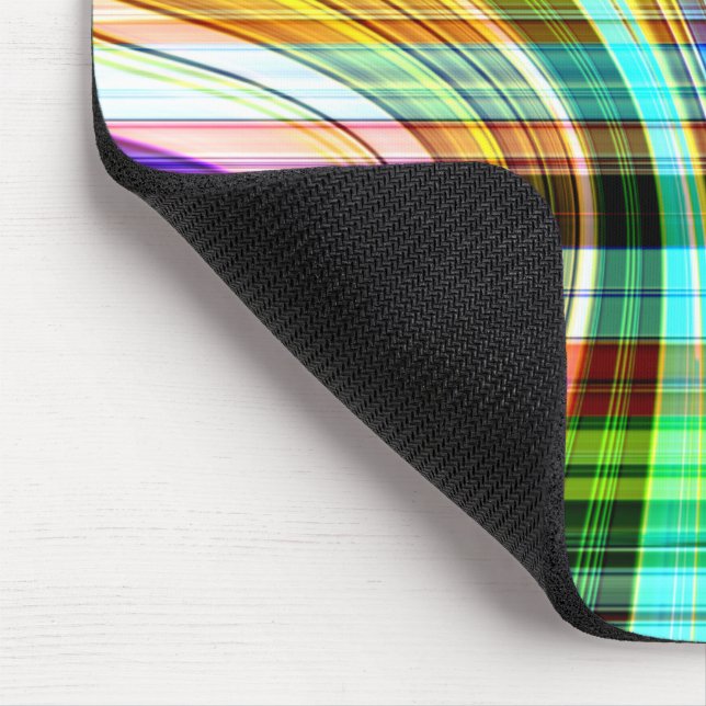 Kreuzung mit durchsichtigen Streifen Mousepad (Ecke)